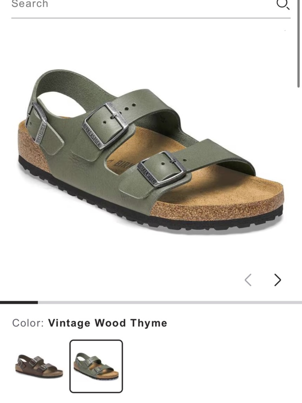 BIRKENSTOCK Milano Backstrap Leather Sandals Men's 45 - New